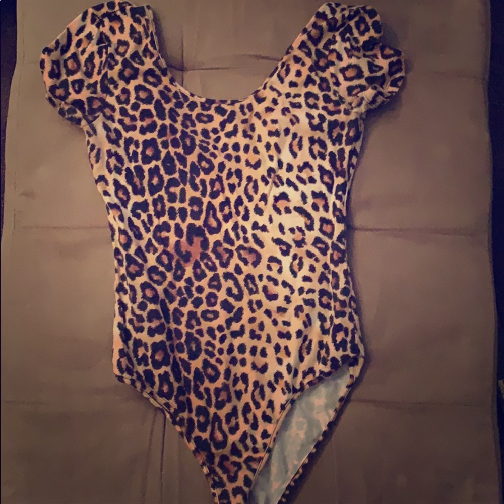 Forever 21 leopard print bodysuit